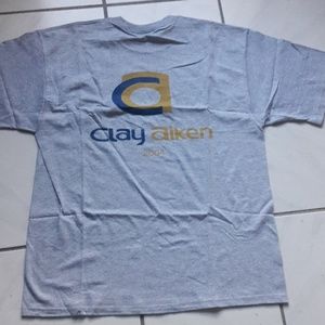 Clay Aiken 2004 tour crew shirt